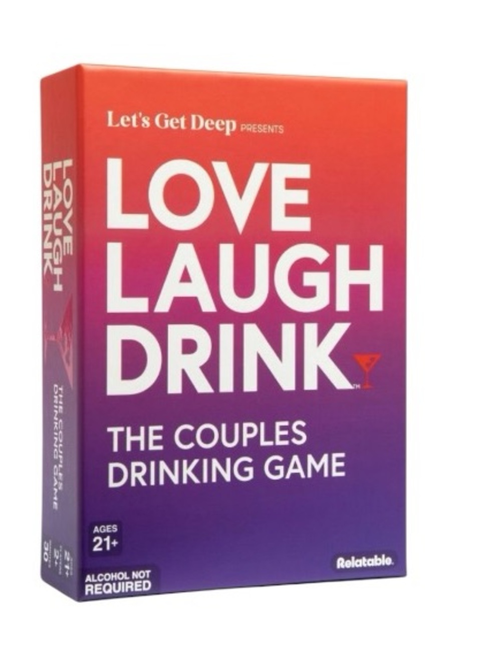“Love, Laugh, Drink” Couples Card Game by What Do You Meme? Brand New/Sealed